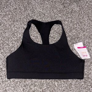 Athletic Works Black Racerback Sports Bra